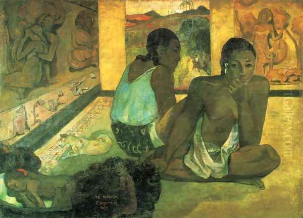 The dream Oil Painting by Paul Gauguin