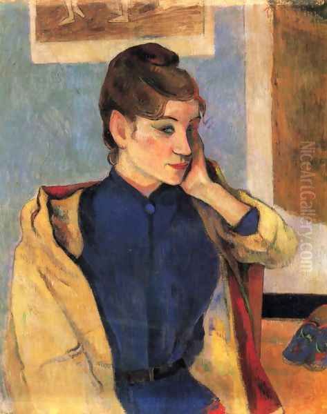 Madeleine Bernard Oil Painting by Paul Gauguin