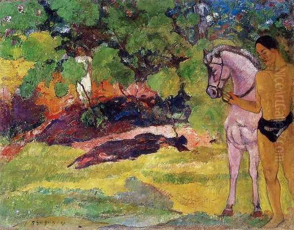 The Rendezvous Oil Painting by Paul Gauguin