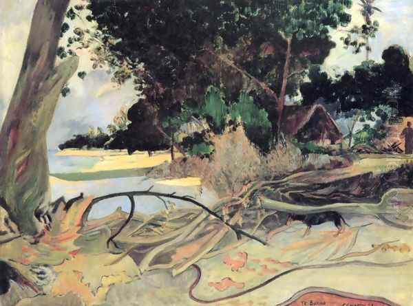 The thick tree Oil Painting by Paul Gauguin