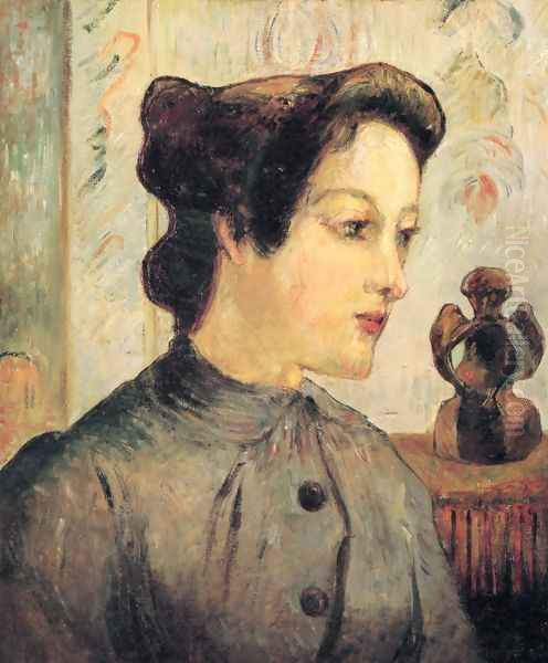 Women and mould Oil Painting by Paul Gauguin