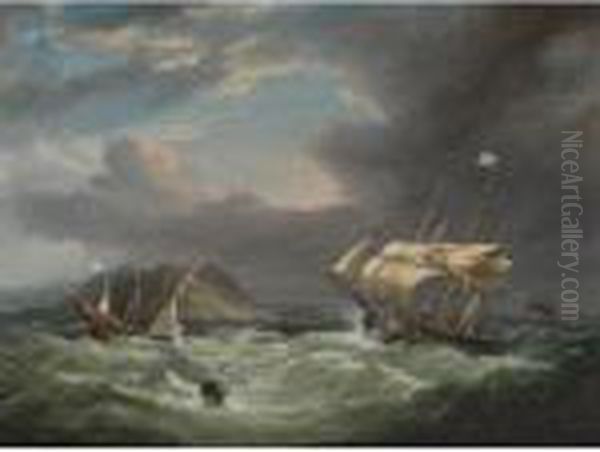 Cape Sparitel Oil Painting by George Webster