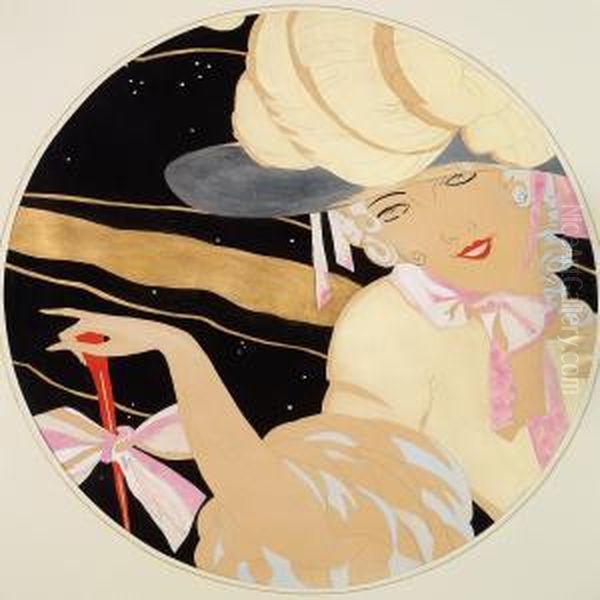 Femme Elegante Oil Painting by Gerda Wegener