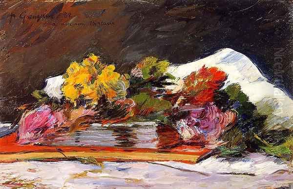 Bouquet of Flowers 1882 Oil Painting by Paul Gauguin