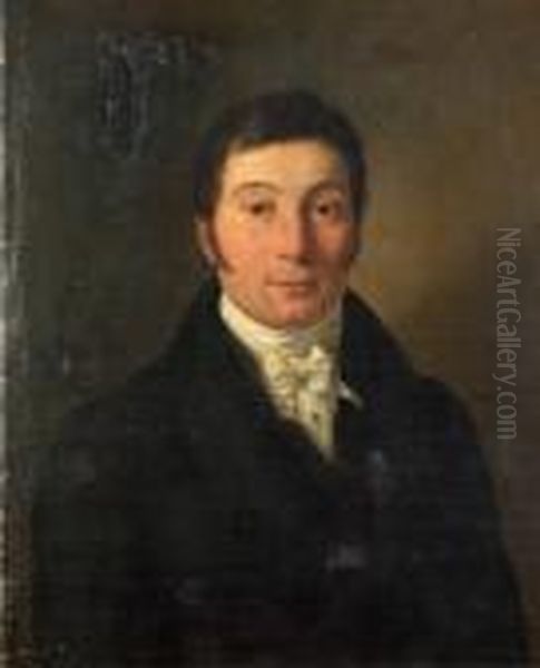 Retrato De Caballero Oil Painting by Josef Weidner