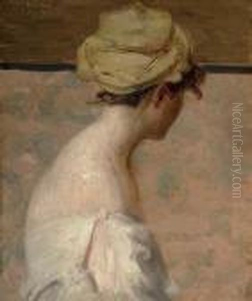 The Yellow Turban Oil Painting by Julian Alden Weir