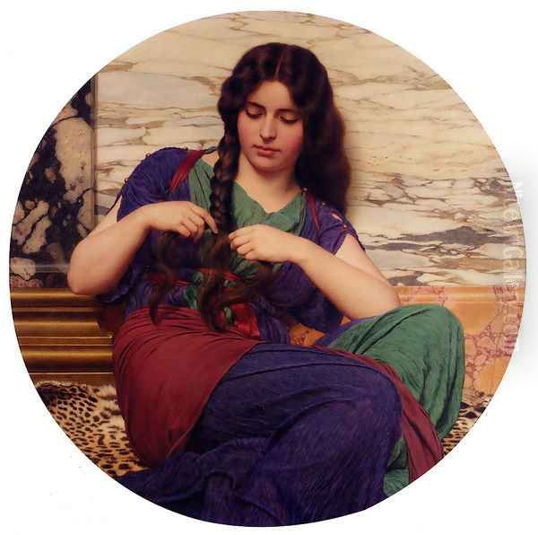 A Congenial Task Oil Painting by John William Godward