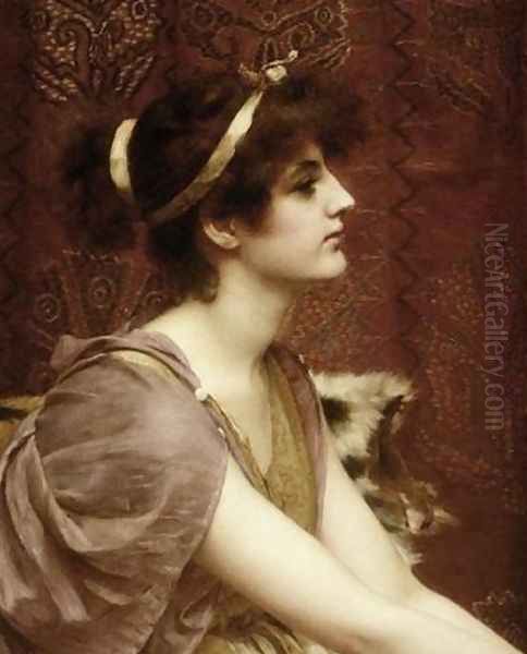 A Classical Beauty I 2 Oil Painting by John William Godward