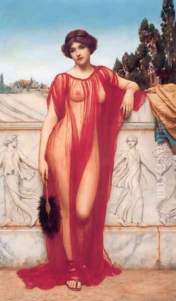 Athenais Oil Painting by John William Godward