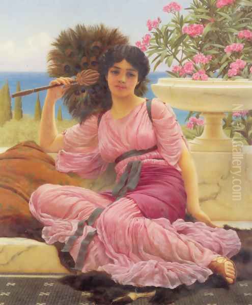 Flabellifera Oil Painting by John William Godward