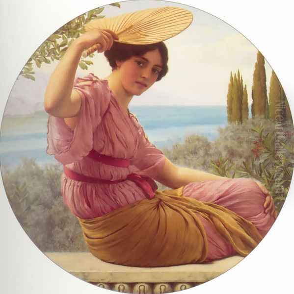 Golden Hours Oil Painting by John William Godward