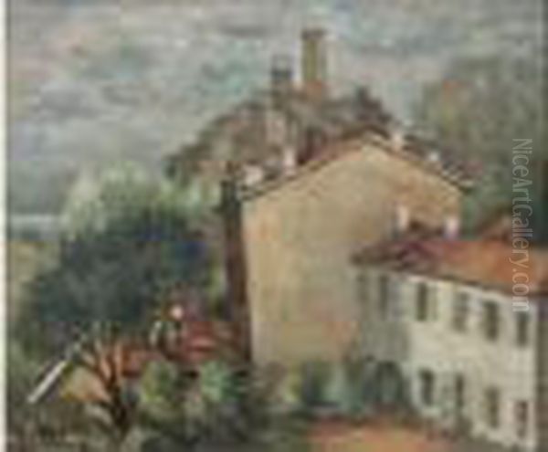 Saint-paul-de-vence Oil Painting by Leon Weissberg