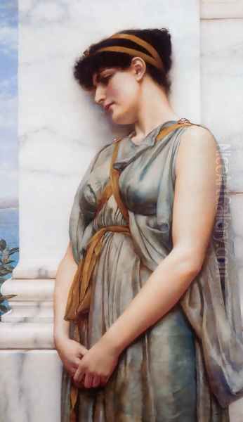 Grecian Reverie Oil Painting by John William Godward