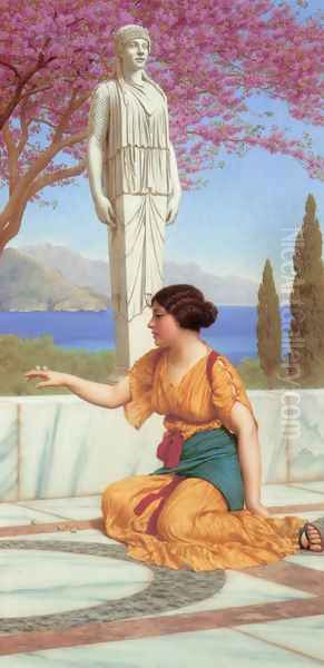 Ancient Pastimes Oil Painting by John William Godward