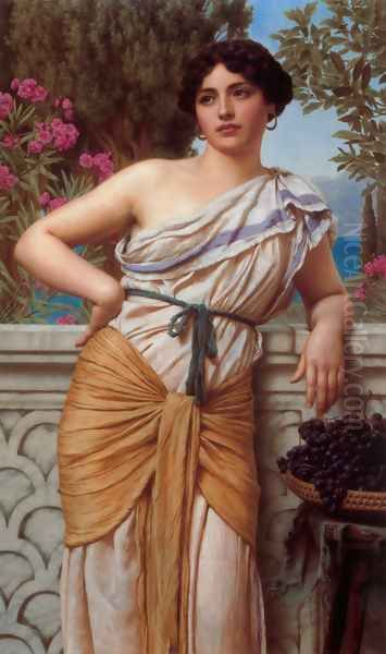 Reverie Oil Painting by John William Godward