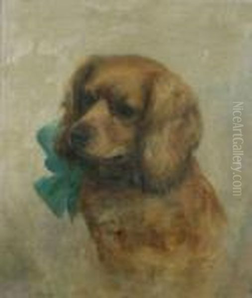 Portrait Of 'joey' Oil Painting by Ludmilla P. Welch