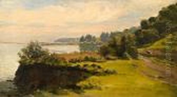 Goleta Slough Oil Painting by Thaddeus Welch