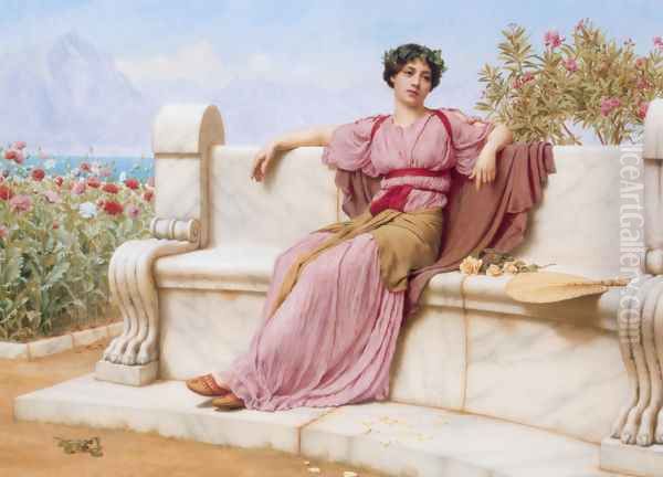 Tranquillity Oil Painting by John William Godward