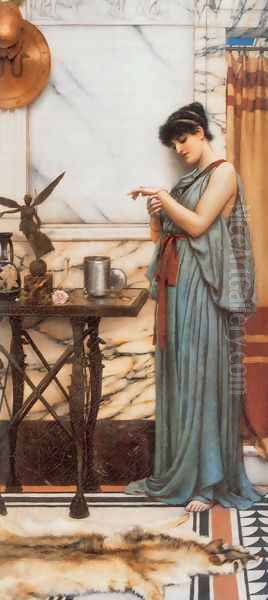 His Birthday Gift Oil Painting by John William Godward