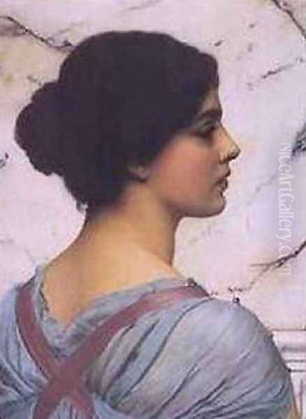 Belleza Pompeiana Oil Painting by John William Godward