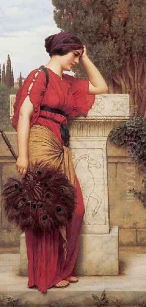 The Thinker Oil Painting by John William Godward