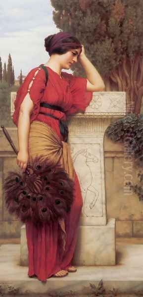 La Pensierosa (The Thinker) Oil Painting by John William Godward