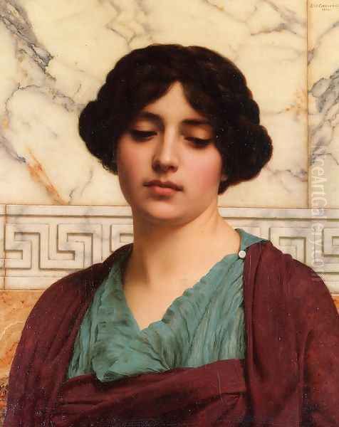 Stesicrate Oil Painting by John William Godward