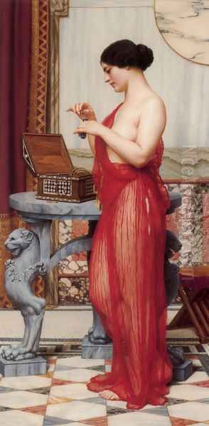 The New Perfume Oil Painting by John William Godward