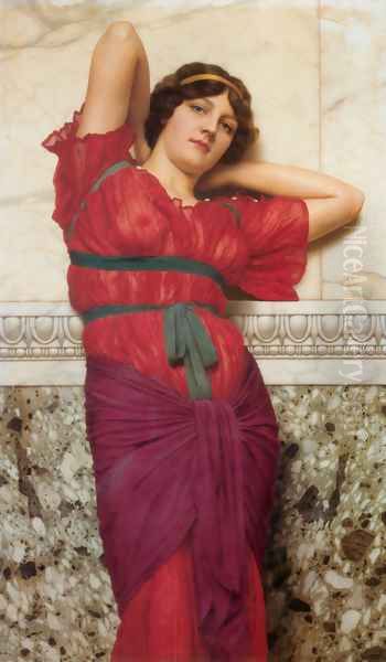 Contemplation Ii Oil Painting by John William Godward