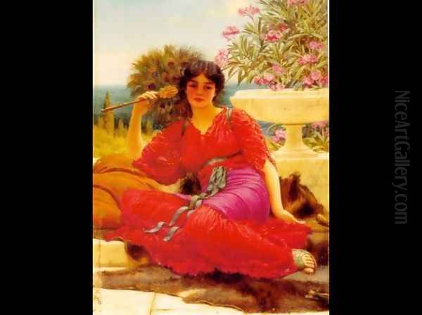 Study For Flabellifera Oil Painting by John William Godward