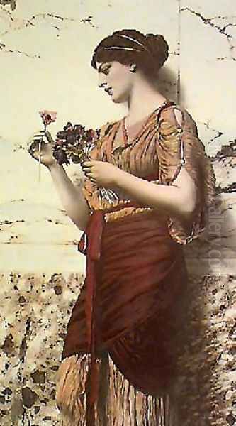 Crytilla Oil Painting by John William Godward