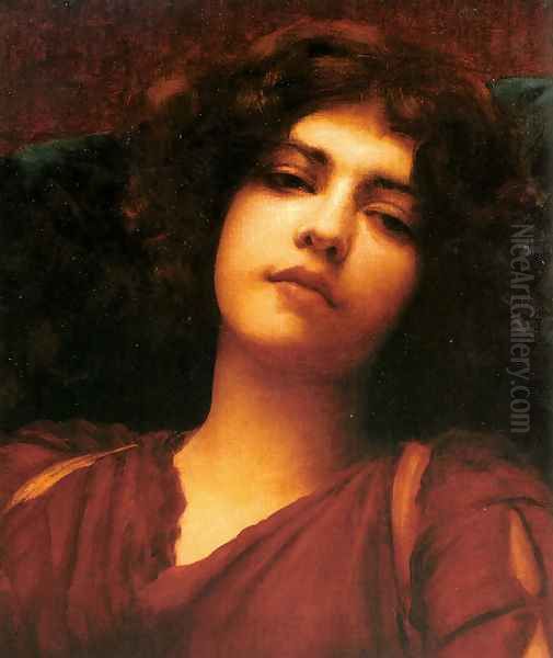 Reverie Study Oil Painting by John William Godward