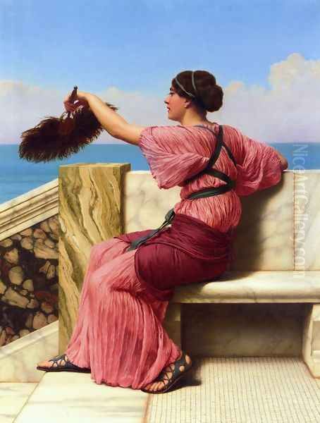 The Signal Oil Painting by John William Godward