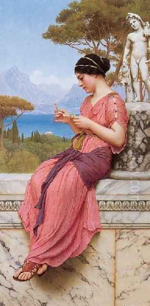 The Love Letter Oil Painting by John William Godward