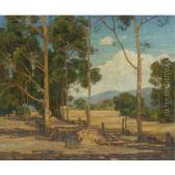 Vandalism Oil Painting by William Wendt