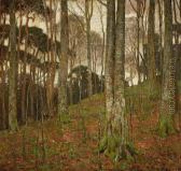 Forest Interior by William Wendt