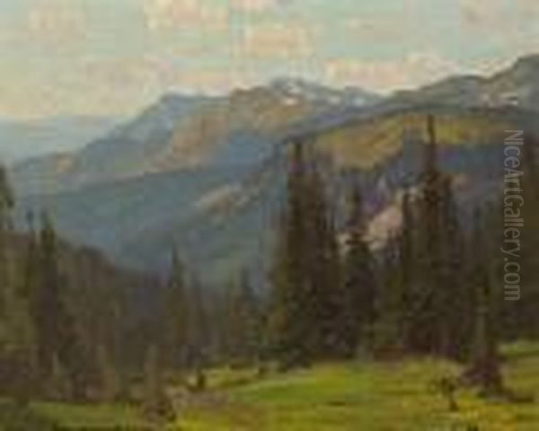 Sierra Landscape Oil Painting by William Wendt