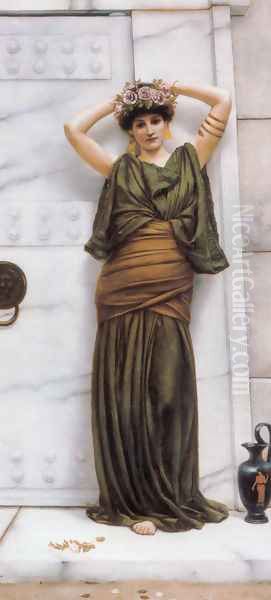 Ianthe Oil Painting by John William Godward