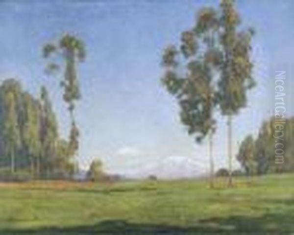 Spring Oil Painting by William Wendt