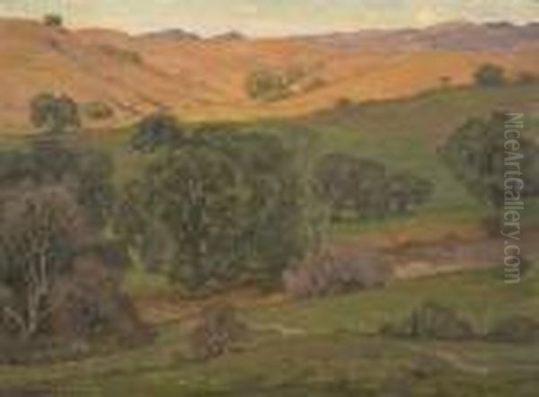 California Landscape Oil Painting by William Wendt