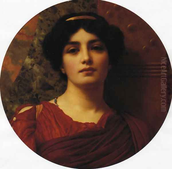 Contemplation Oil Painting by John William Godward