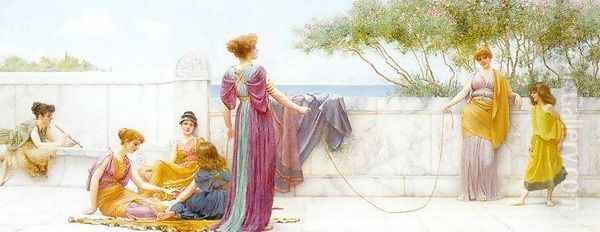 The Playground Oil Painting by John William Godward