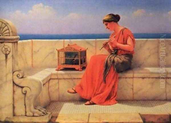 Sweet Sounds Oil Painting by John William Godward