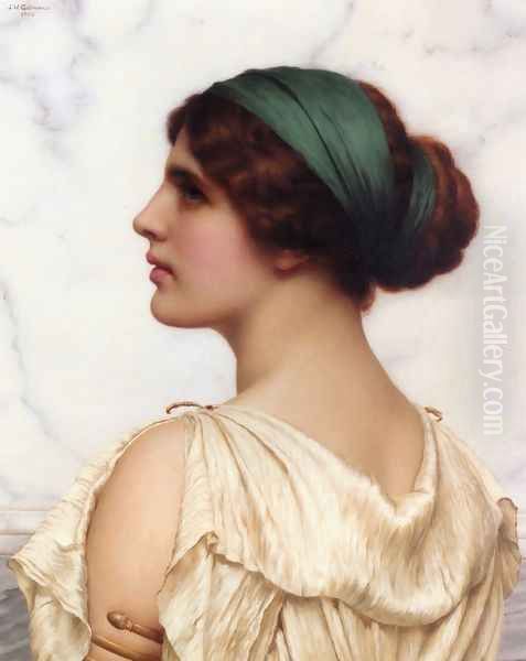 Atalanta Oil Painting by John William Godward