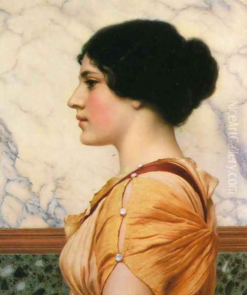 Cassotis Oil Painting by John William Godward