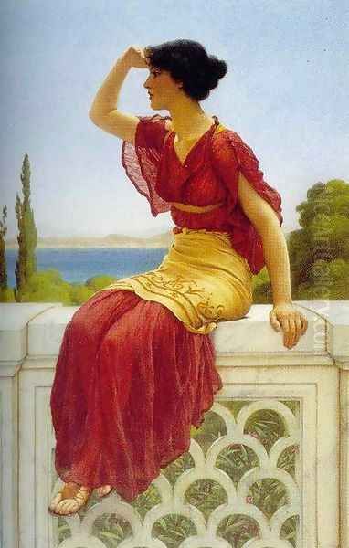 The Signal 2 Oil Painting by John William Godward