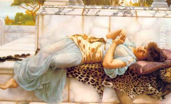 The Betrothed 2 Oil Painting by John William Godward