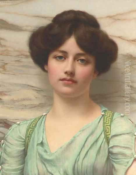 Carina Oil Painting by John William Godward