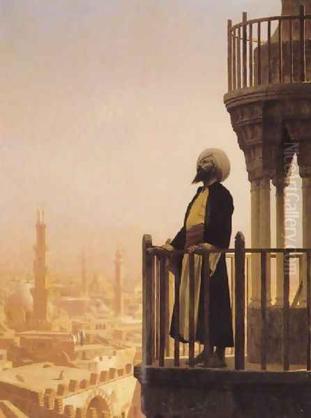 The Muezzin Oil Painting by Jean-Leon Gerome