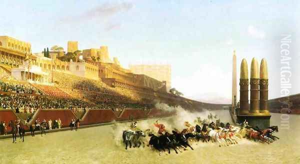 Circus Maximus Oil Painting by Jean-Leon Gerome